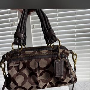 Coach Brown Signature 2007 Canvas Satchel